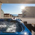 アパート Luxury Sky With Sea View And Whirlpool