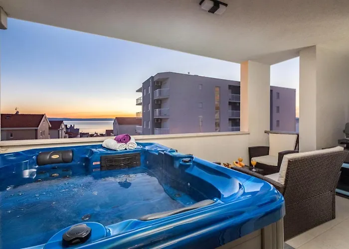 Apartment Luxury Sky With Sea View And Whirlpool