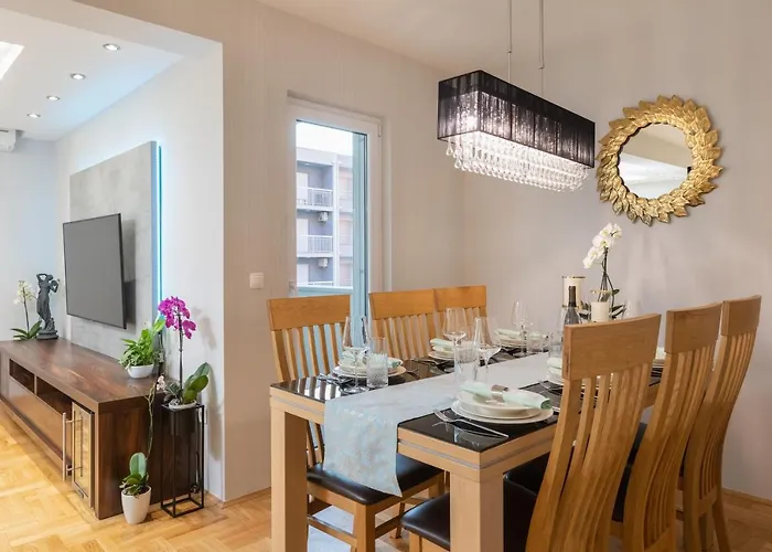 Luxury Sky With Sea View And Whirlpool Makarska